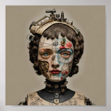 Odd Doll Surrealist AI-Bild 008 P