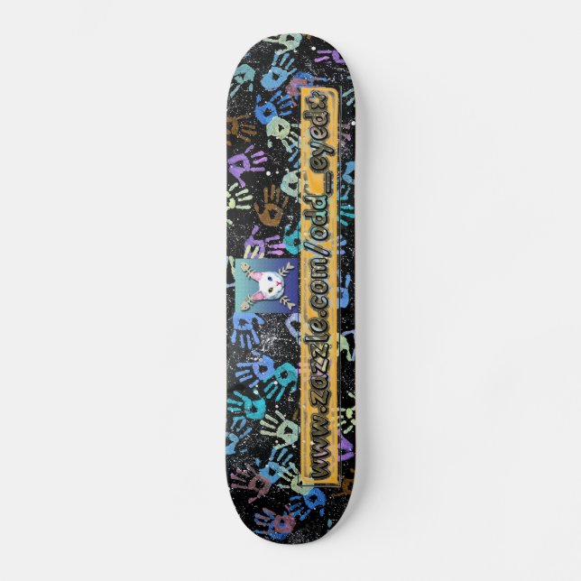 Odd_Eyed Anzeigen-Skateboard Skateboard (Vorderseite)