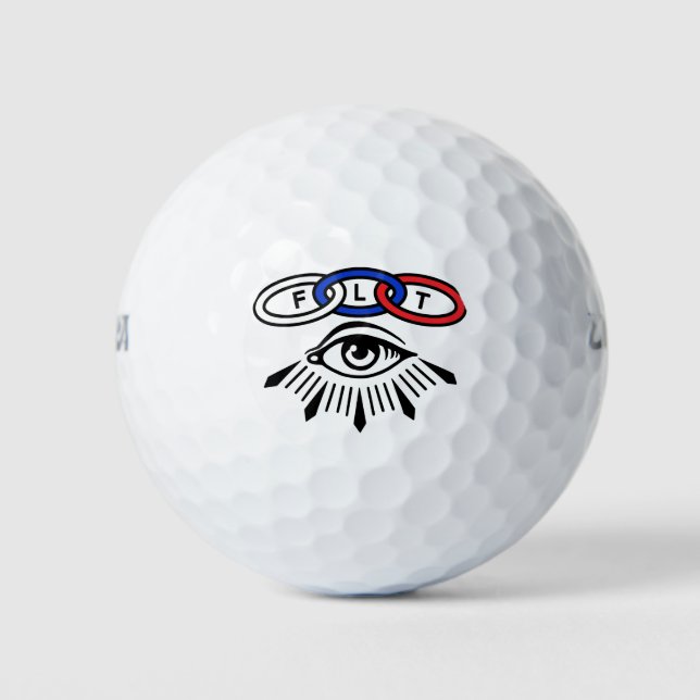 Odd Fellow Eye und Drei Links Golf Ball (Vorderseite)