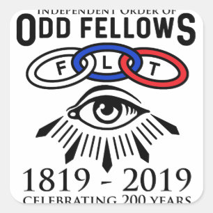 Odd Fellows Links et Eye 200th Stickers