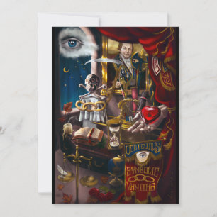 Odd Fellows Symbolic Vanitas Dankeskarte