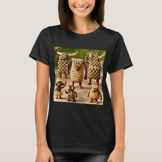 Odd Friends - Forest Schachbrett & Dots Clan Poste T-Shirt