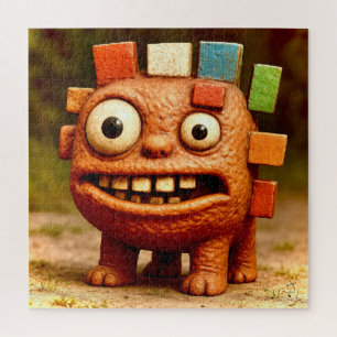 Odd Friends - Rainbow Block Monster Poster