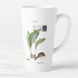Odd Shellfish Latte Tasse, Weiße Keramik hohe Tass Milchtasse