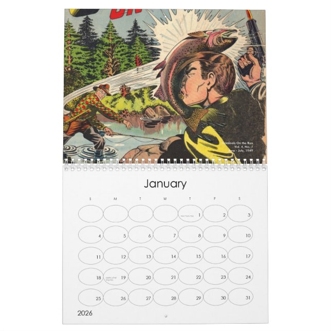 Oddball-Comicen-Kalender Kalender (Jan 2026)