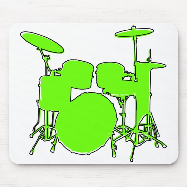 oddRex-Schlagzeug Mousepad (Vorne)