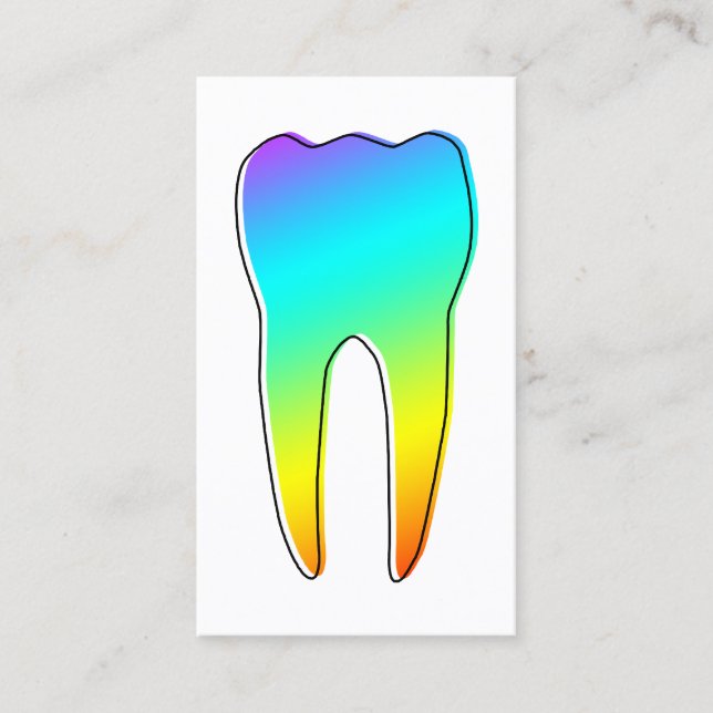 oddRex Zahnheilkunde Visitenkarte (Vorderseite)