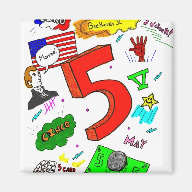 Ode à cinq aimants (Devant)