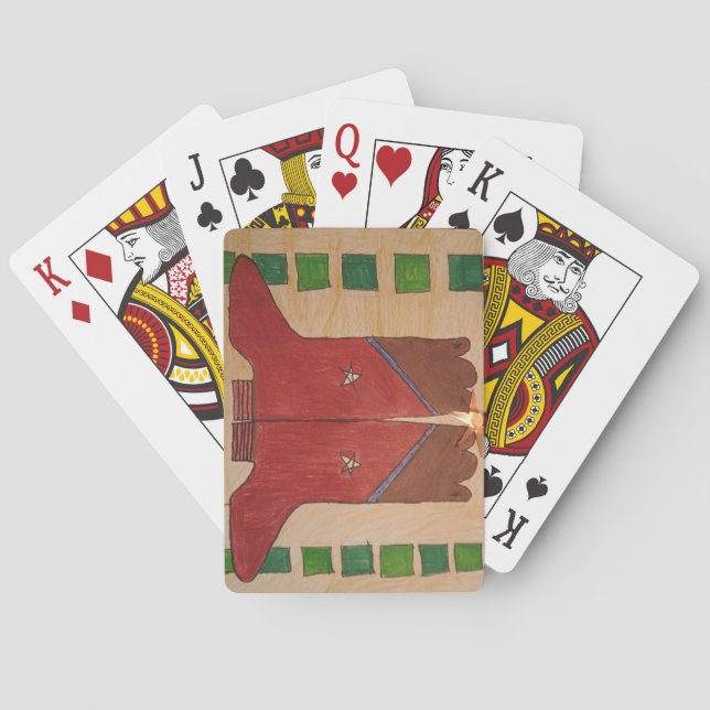 'Ode an Bakersfield Spielkarten (Rückseite)