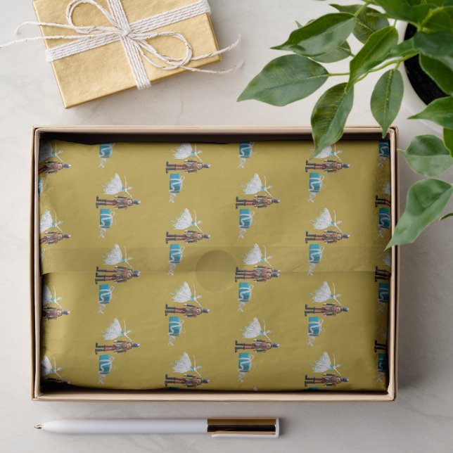 Ode an das Nutcracker Ballet Gold Seidenpapier (Geschenk)