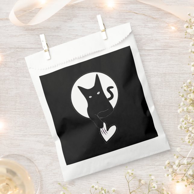 Ode an die Liebe Cat Gefallen Tasche von Poet Adie Geschenktütchen (Ausgeschnitten)