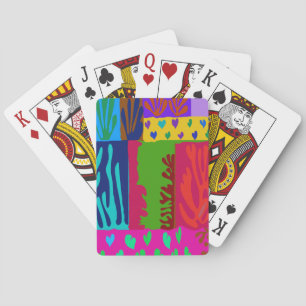 Ode an die Matisse Collage Spielkarten