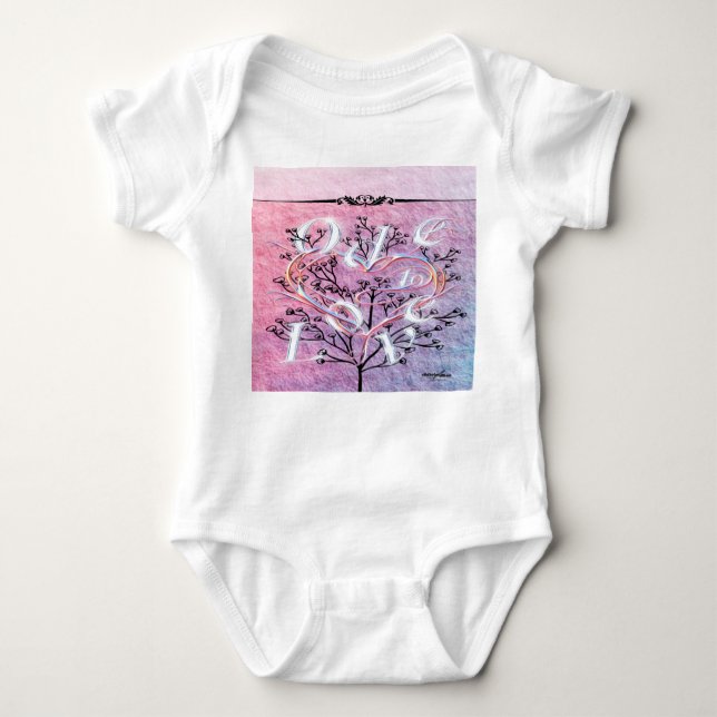 Ode an Liebe Baby Bodysuit Strampler (Vorderseite)