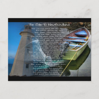 Ode an Neufundland Postkarte