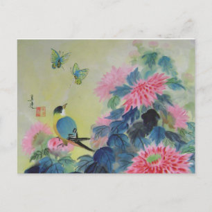 Ode bis Frühling Postkarte