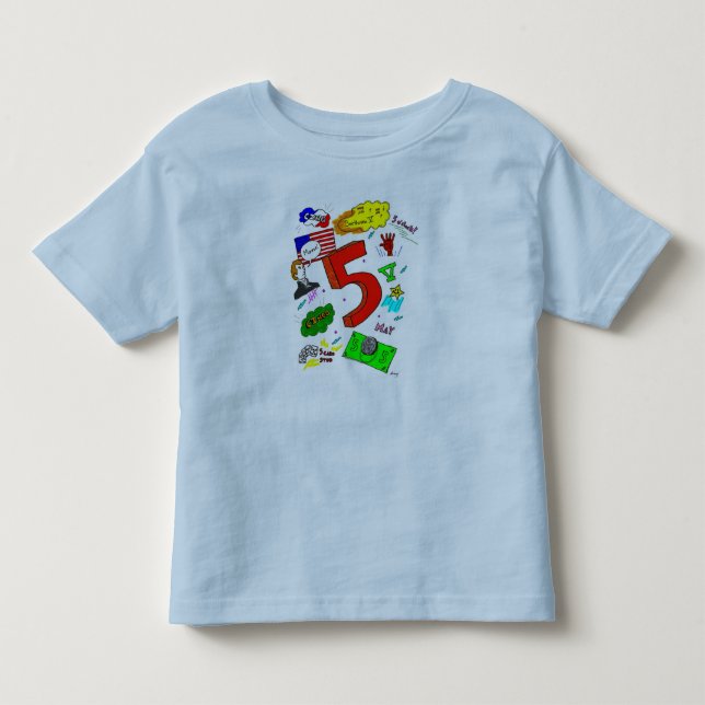 Ode to Five Kleinkind Ringer T - Shirt (Vorderseite)
