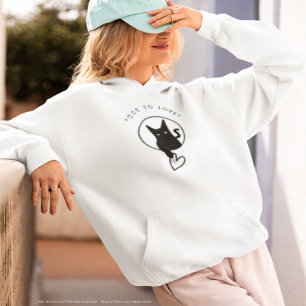 Ode to Love Chat Sweat - shirt à capuche par la po