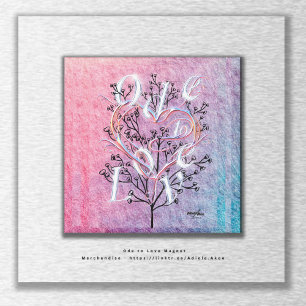 Ode to Love Magnet Carré