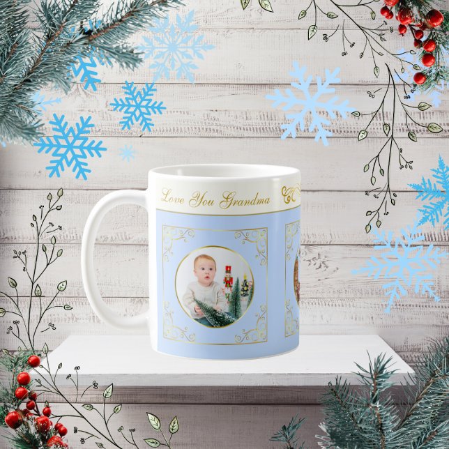 Ode to The Nutcracker Ballet Blue 2 Photo Tile Kaffeetasse (Von Creator hochgeladen)