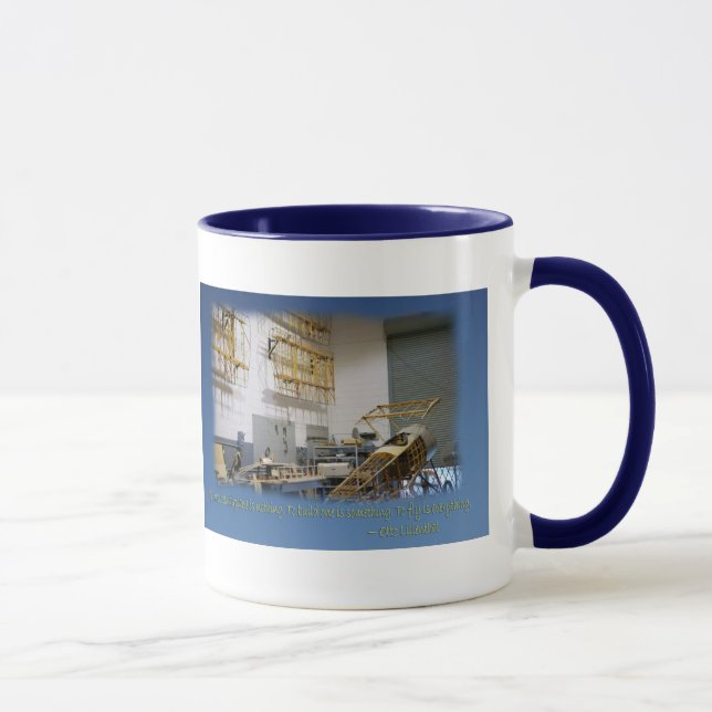 Ode zu den Homebuilt Flugzeugen Tasse (Rechts)