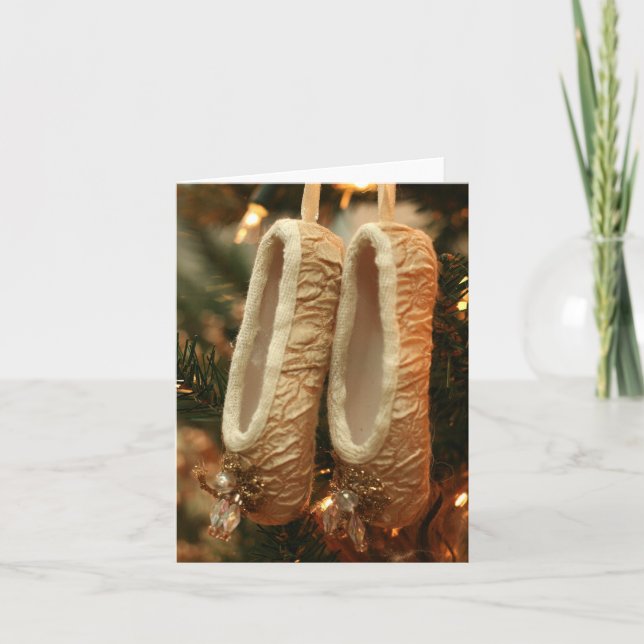 Ode zum Nussknacker Feiertagskarte (Vorderseite)