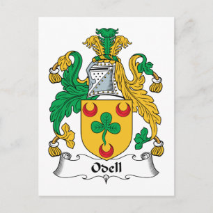 Odell Familienwappen Postkarte