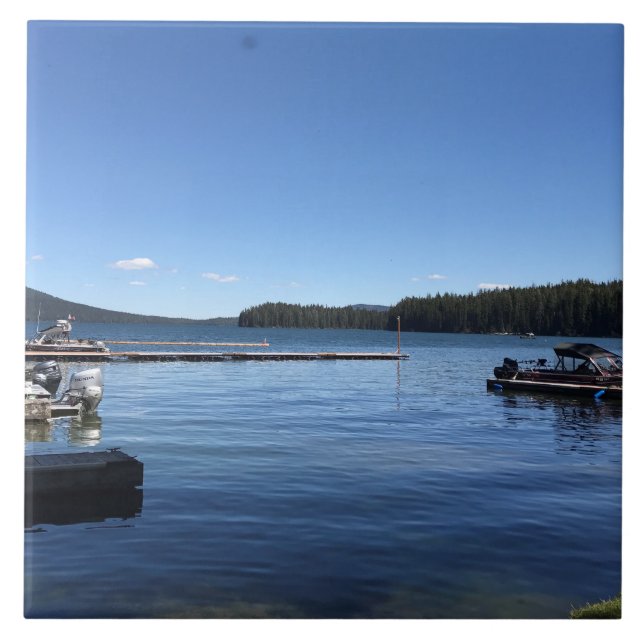 Odell Lake, OR Fliese (Vorderseite)