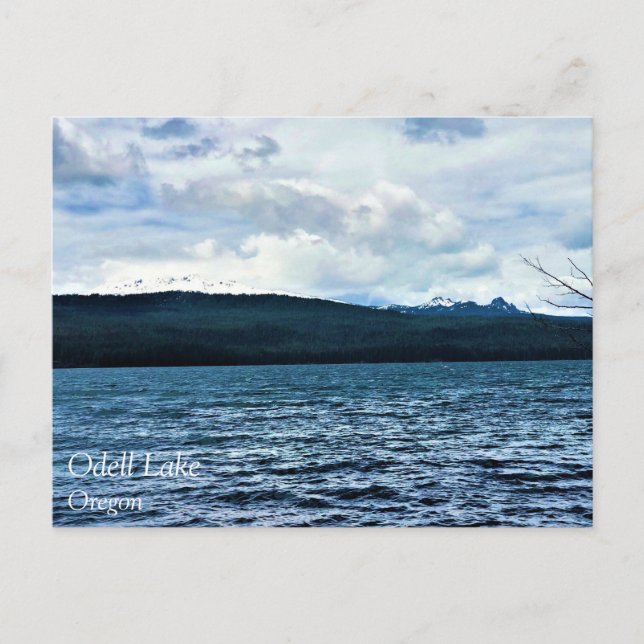 Odell Lake, OR Postkarte (Vorderseite)