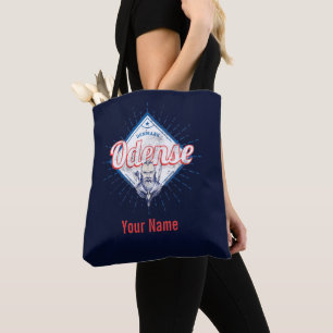 Odense City Denmark Retro Viking Vintag Souvenir Tasche
