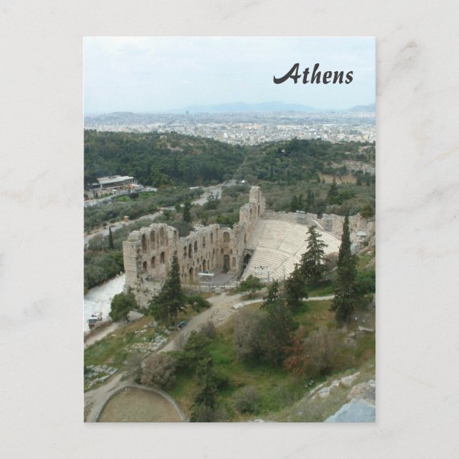 Odeon of Herodes Postkarte (Vorderseite)