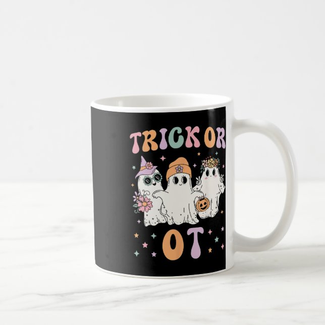 Oder ein Arbeitstherapeut Halloween Gho Kaffeetasse (Rechts)