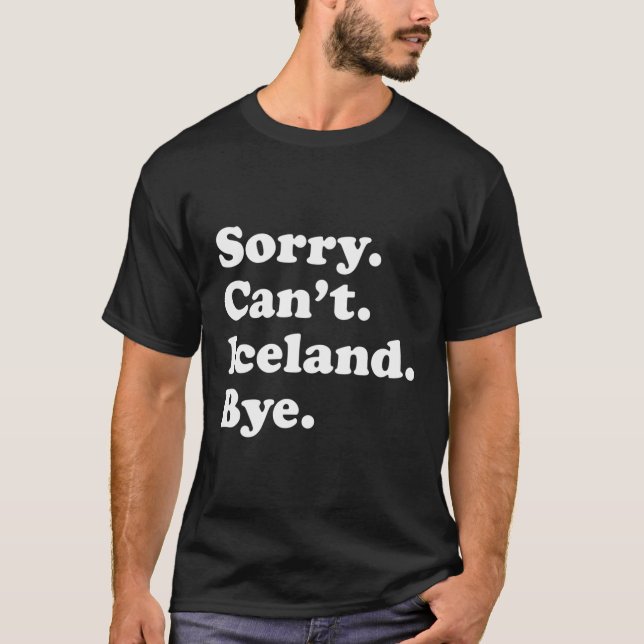 oder Island T-Shirt (Vorderseite)