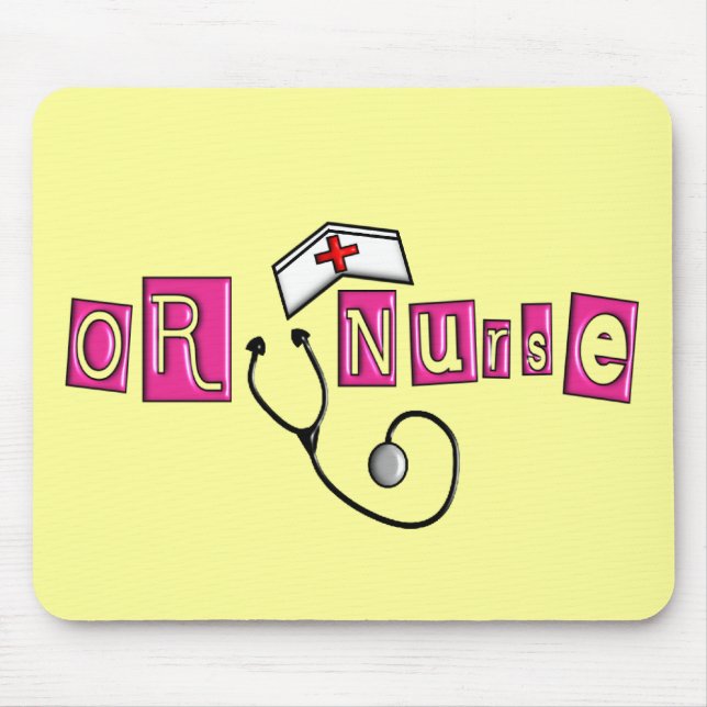 ODER Krankenschwester-Geschenke Mousepad (Vorne)