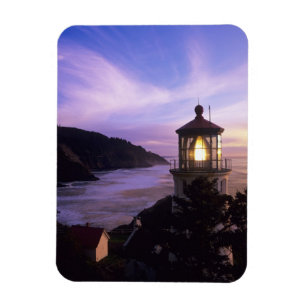 ODER, Oregon-Küste, Heceta Head Leuchtturm, auf Magnet