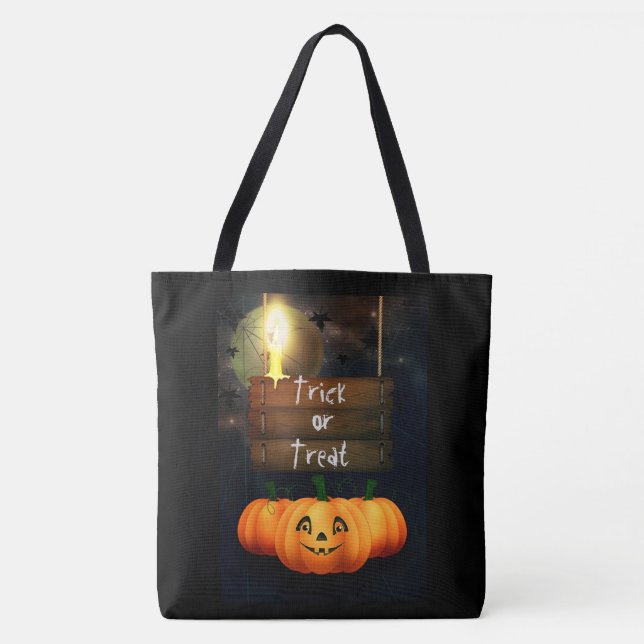 oder Treat Pumpkins Tasche (Vorderseite)