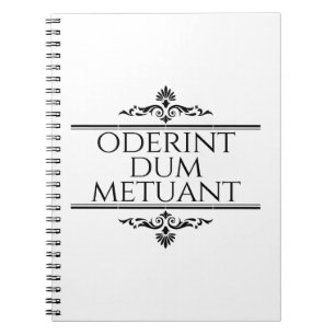 Oderint Dum Metuant Notizblock