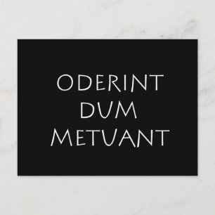 Oderint dum metuant postkarte