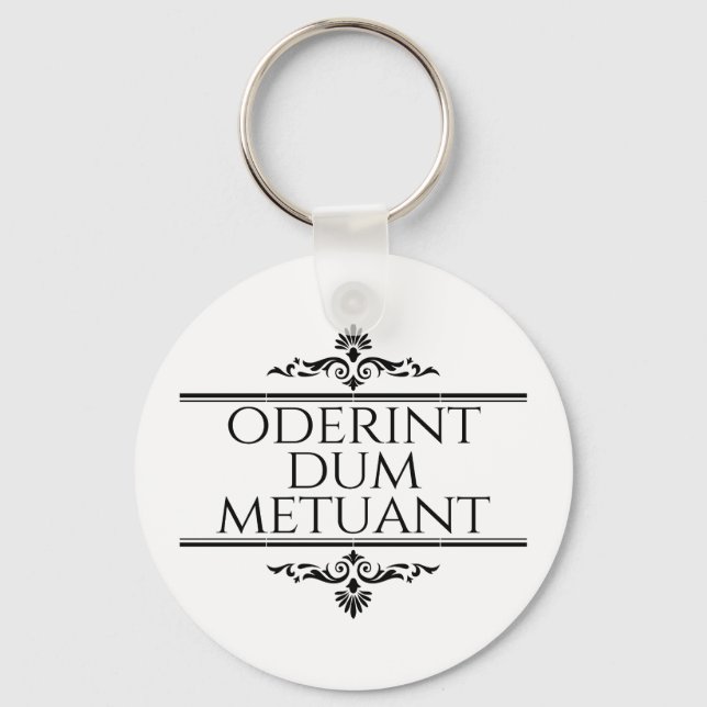 Oderint Dum Metuant Schlüsselanhänger (Vorderseite)