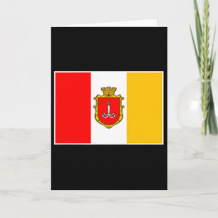 Odesa Odessa Stadtflagge Ukraine Schwarzes Meer Karte