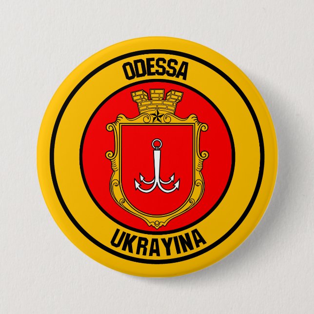 Odessa Round Emblem Button (Vorderseite)