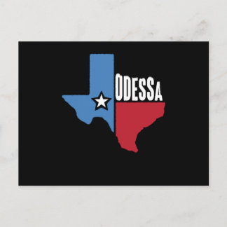 Odessa Texas TX Postkarte