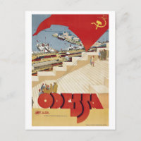 Odessa UdSSR Vintage Travel Poster