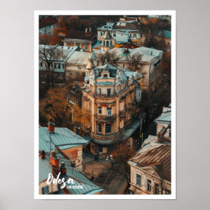 Odessa Ukraine Kunst Reise berühmter Ort Poster