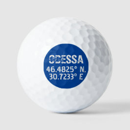 Odessa Ukraine Latitude & Longitude beunruhigt Golfball