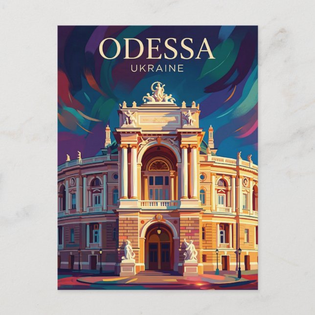 Odessa Ukraine Postkarte (Vorderseite)