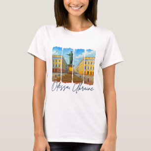 Odessa Ukraine Reise Reise Pinselstrich Odessa S T-Shirt