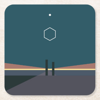 ODESZA ein Moment-auseinander Deluxe Rechteckiger Pappuntersetzer