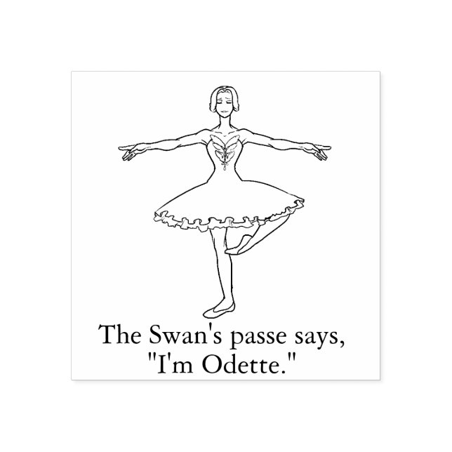 Odette-Straße Gummistempel (Prägung)