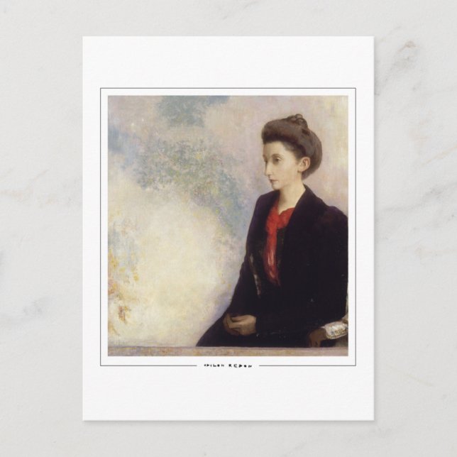 Odilon Redon #14 - Fine Art Postcard Postkarte (Vorderseite)
