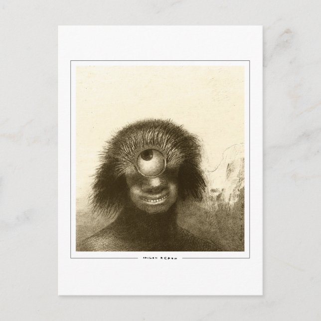 Odilon Redon #496 - Fine Art Postcard Postkarte (Vorderseite)